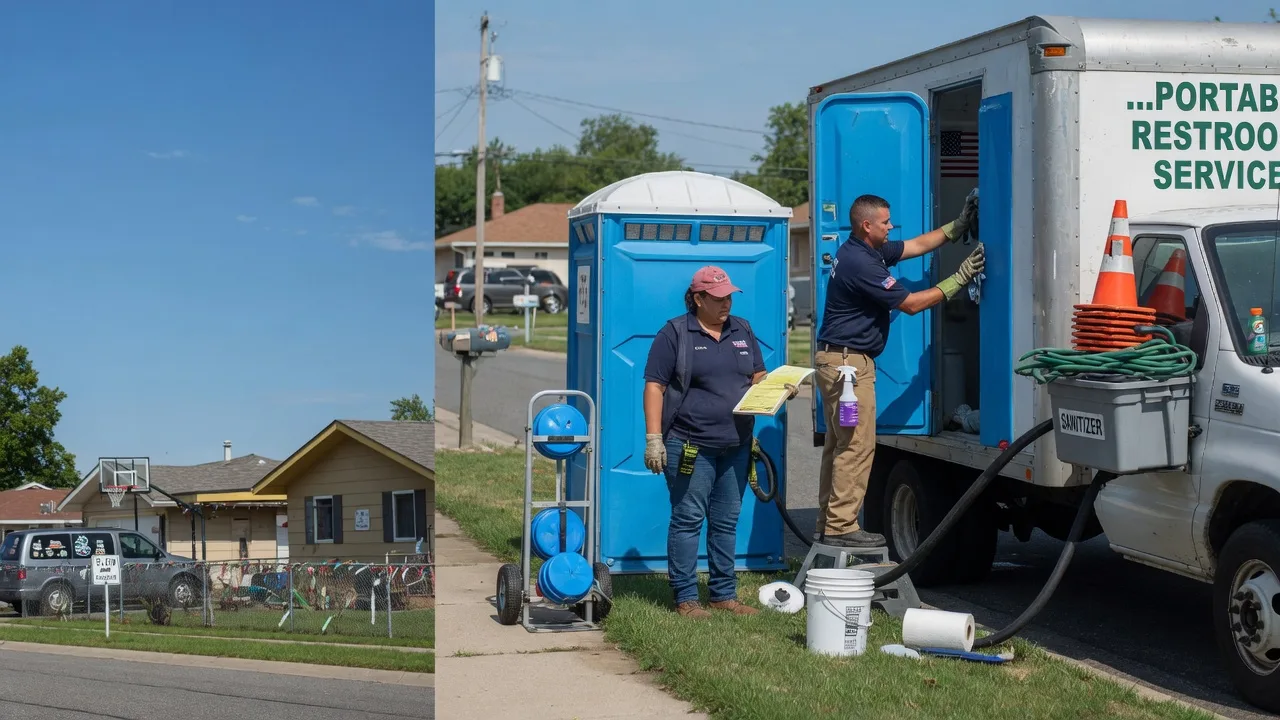 Portable Toilet Rental in Thomson, IL near me